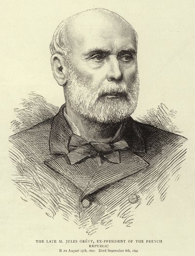 The Late M Jules Grevy, Ex-President of The French Republic by English School